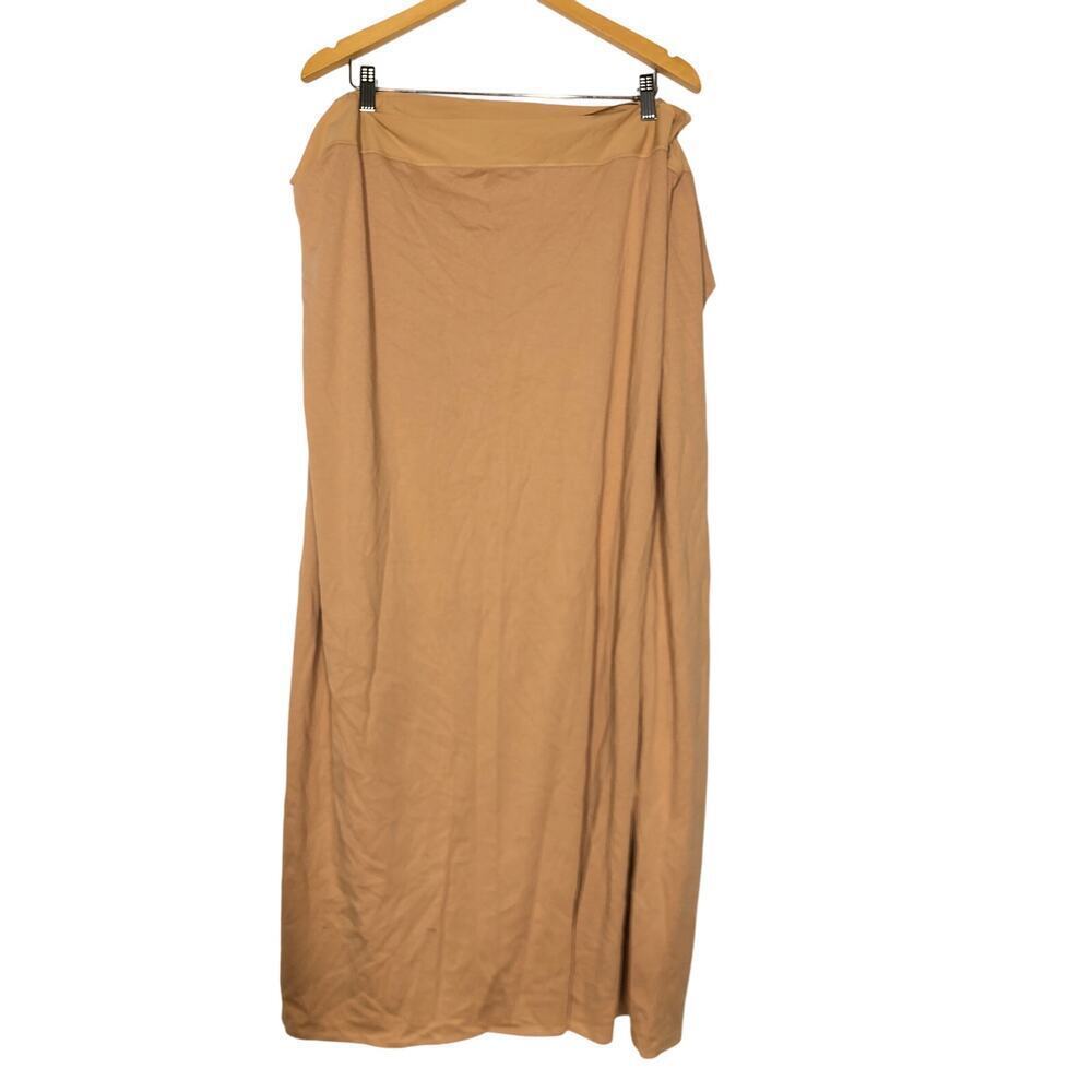 SKIMS Sarong Cover Up Skirt Side Tie Maxi Swim Cover-Up in Ochre Tan NWT 4X - Picture 4 of 7